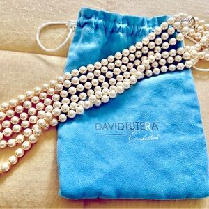 David Tutera designer PEARLS - strands of Long Pearls for layering! Perfect!